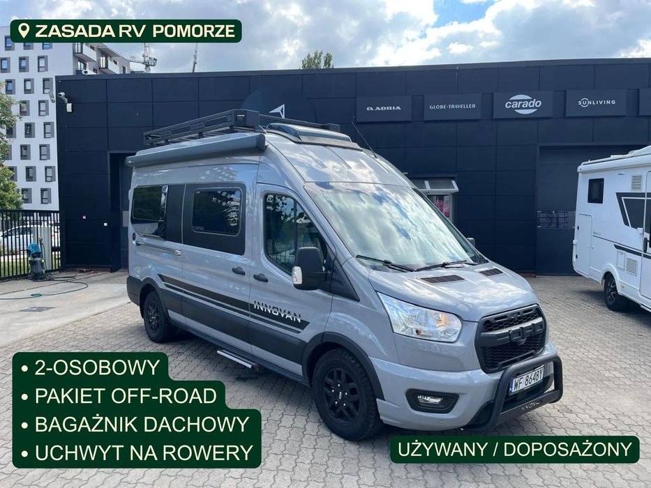 LMC Innovan 590 Active  Markiza, Uchwyt na rowery, Używany, FV23%, Bagażnik dachowy, Wyprawowy