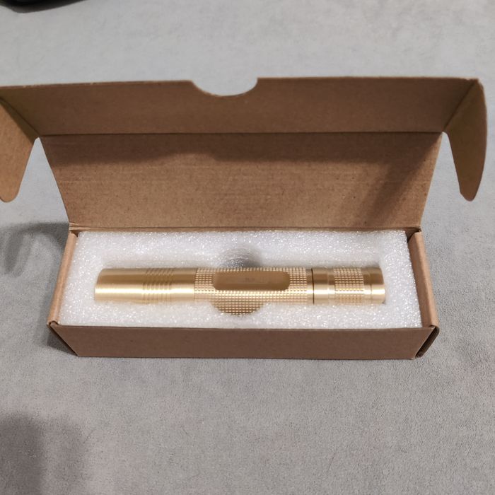 Фонарь EDC Convoy S2+ из латуни