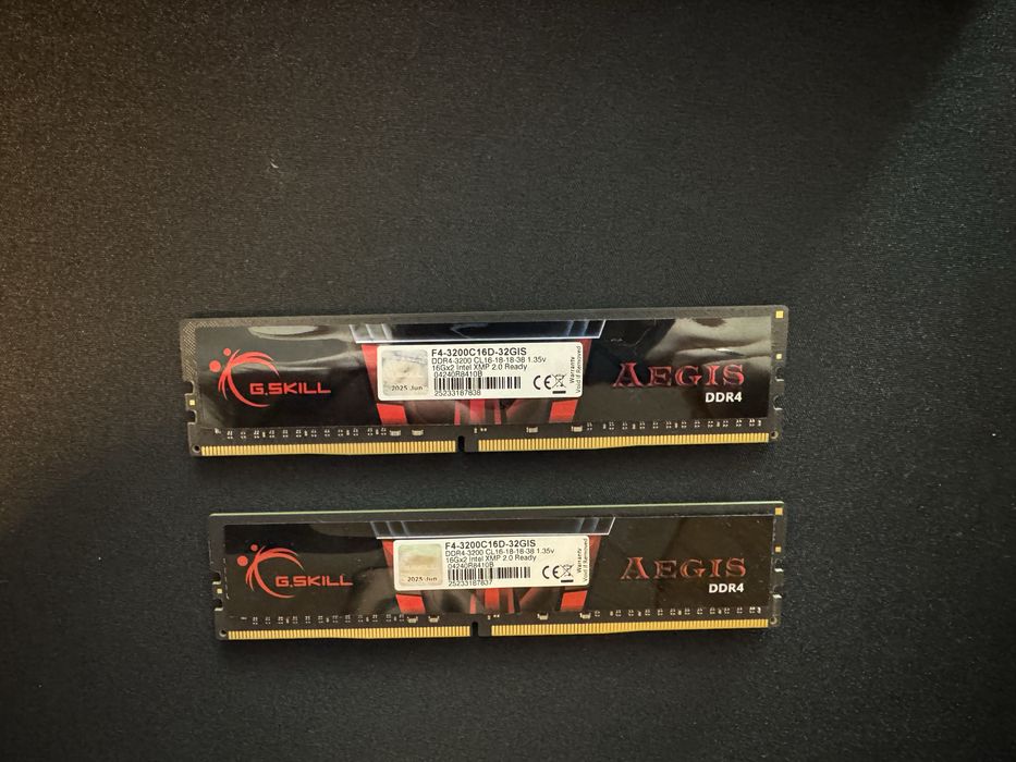 Оперативна памʼять G.Skill 3200  32gb (2*16gb)  DDR4