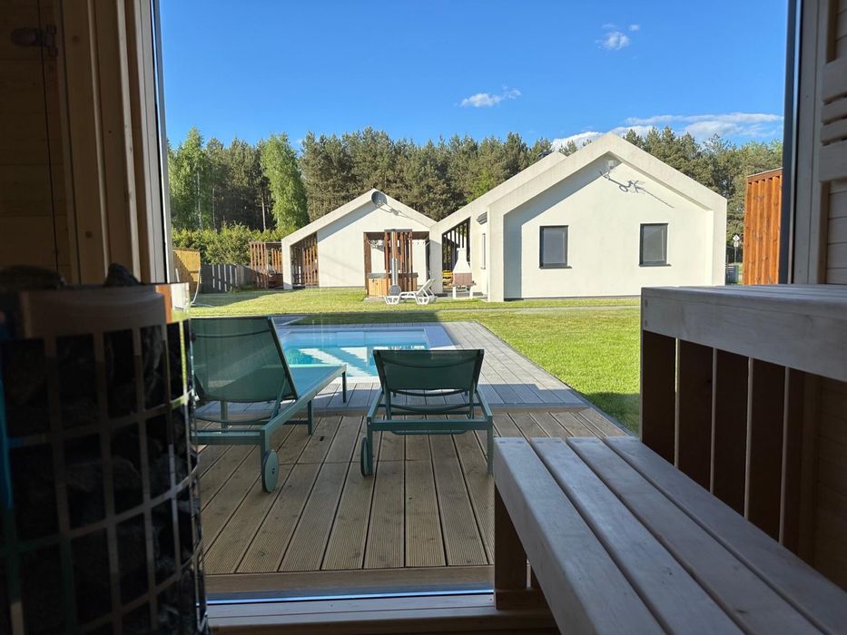 Willa z Jacuzzi Majówka Panieńskie /Sauna/Basen Okuninka Jez.Białe