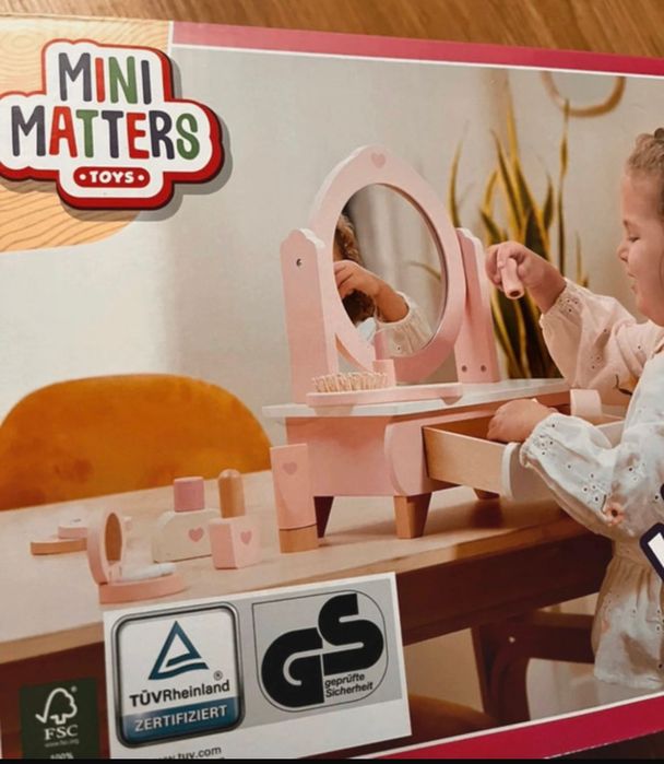 Toaletka drewniana dla dzieci. Nowe .