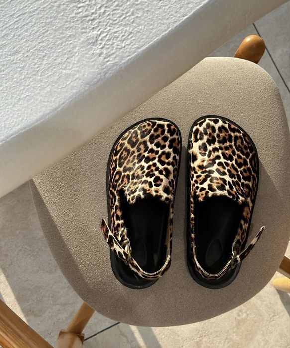 Клоги лео леопардові сабо artell shoes