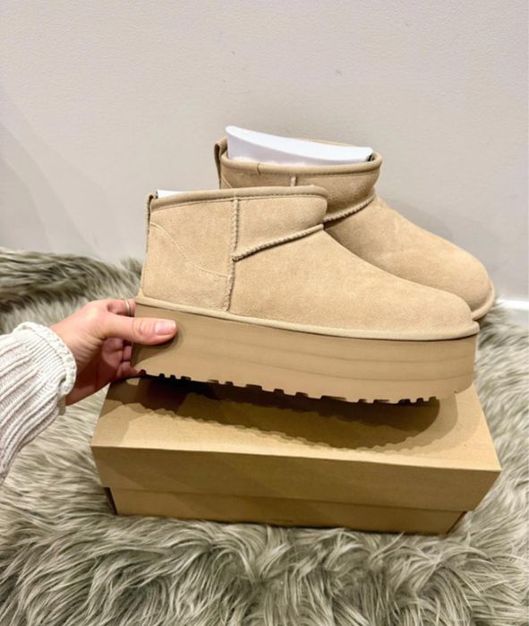 UGG bezowe nowe za kostkę ugg buty damskie oryginalne 39