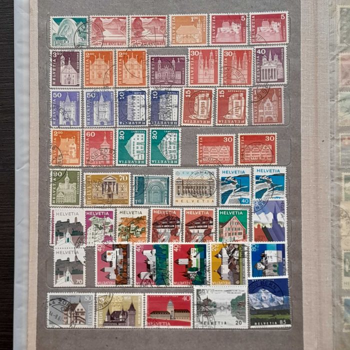 Альбом 27. Марки - Швейцарія.