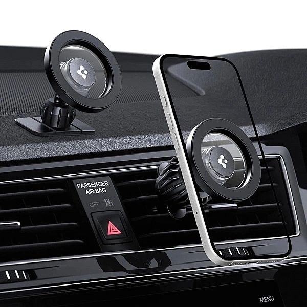 Uchwyt samochodowy Spigen MFT13 MagSafe na kokpit lub kratkę nawiewu -
