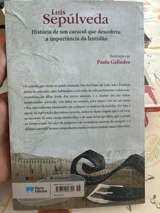 Historia de um caracol que descobriu a importa da lentidão.