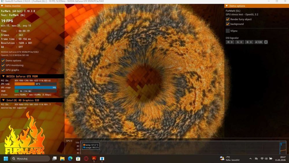 Acer E5-774g ekran 17,3" Intel I5 6200U 8GB RAM GTX950M 256GB SSD NVMe