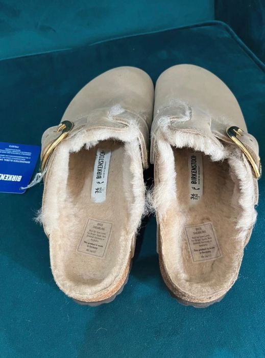 Birkenstock Boston owcza wełna rozm 36
