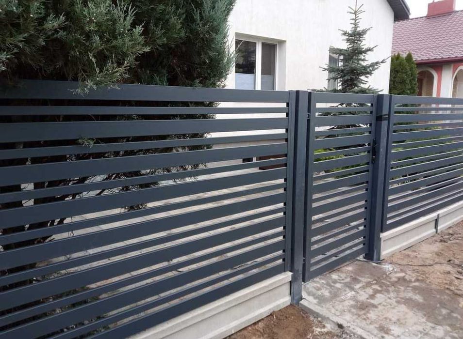 ogrodzenie palisadowe z montazem