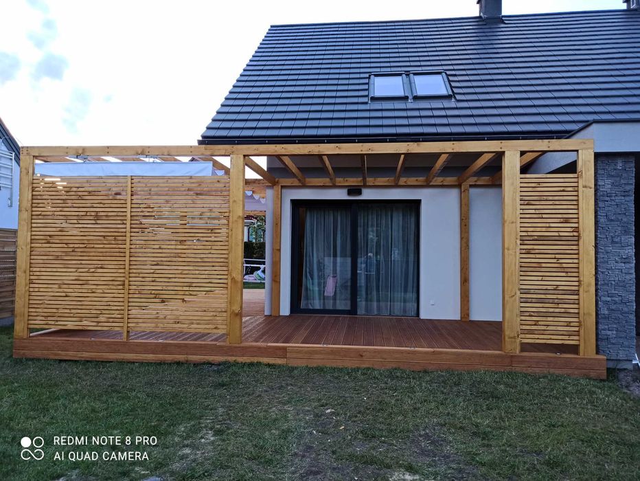 Tarasy, pergole, garaże , altany, daszki, itp...