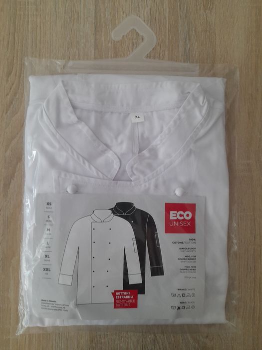 Bluza/koszula kucharska r. XL 100% bawełna