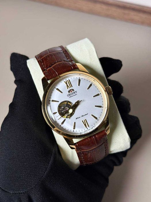 Годинник Orient Bambino Open Heart RA-AG0003S10A