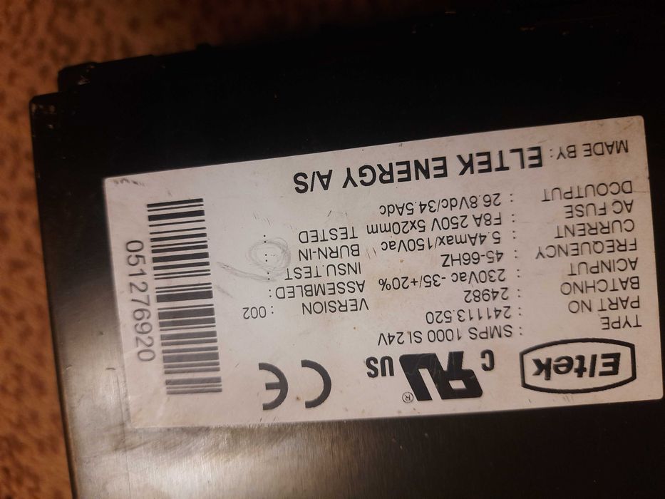 Блок живлення Eltek SMPS 1000/24V