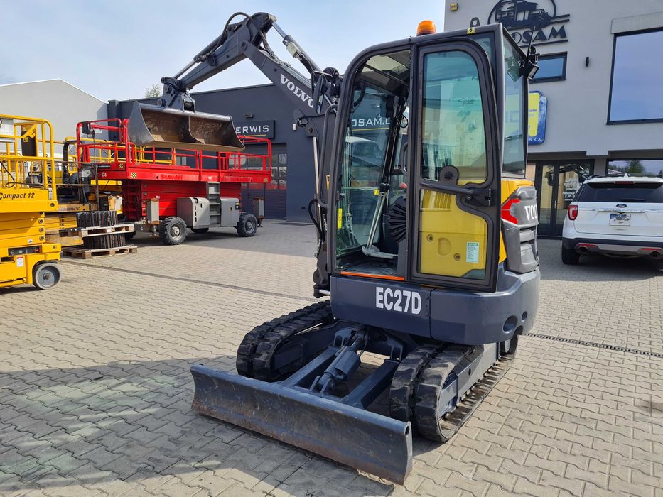 Minikoparka VOLVO EC27D, rok 2018