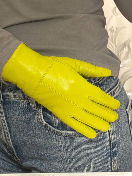 Теплі шкіряні рукавички Reserved