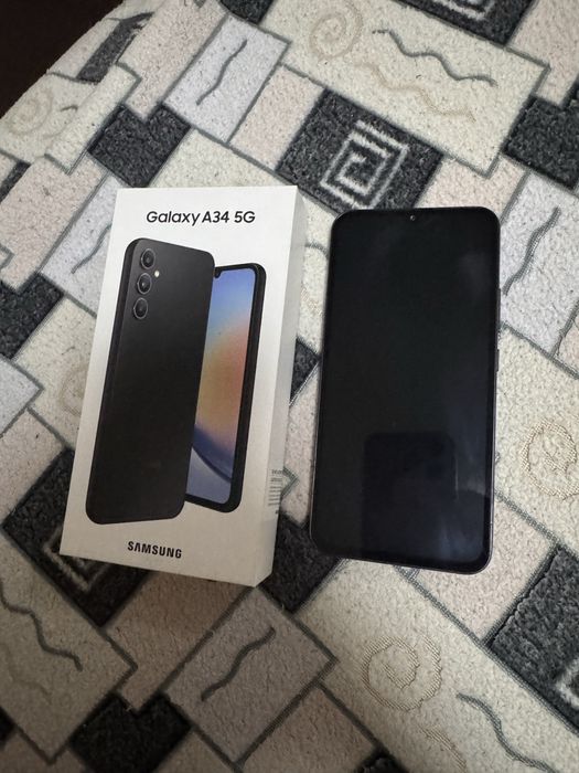 Мобільний телефон Samsung Galaxy A34 8/256GB Black