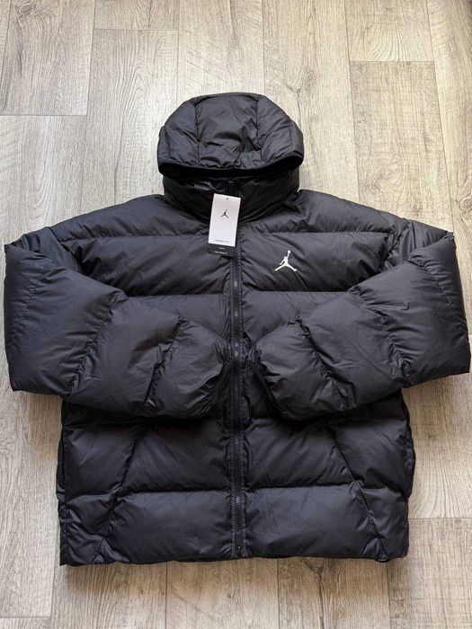 ОРИГІНАЛ! Пуховик Air Jordan Brooklyn Therma-FIT Black XS S M L XL 2XL 3XL | HV0532-010
