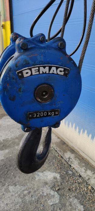 Wciągarka linowa, suwnica Demag 3,2 t