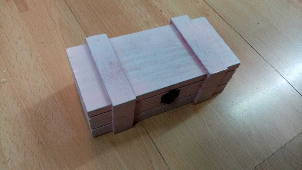 Mini Baú de Madeira