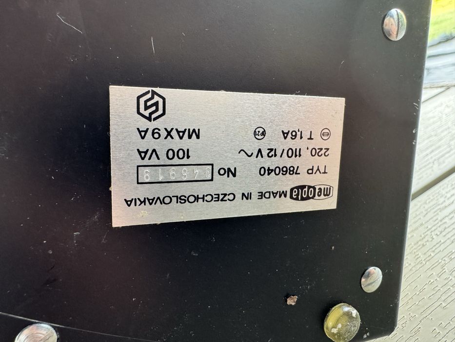 Transformator Meopta TR100VA do głowic kolor i meochrom