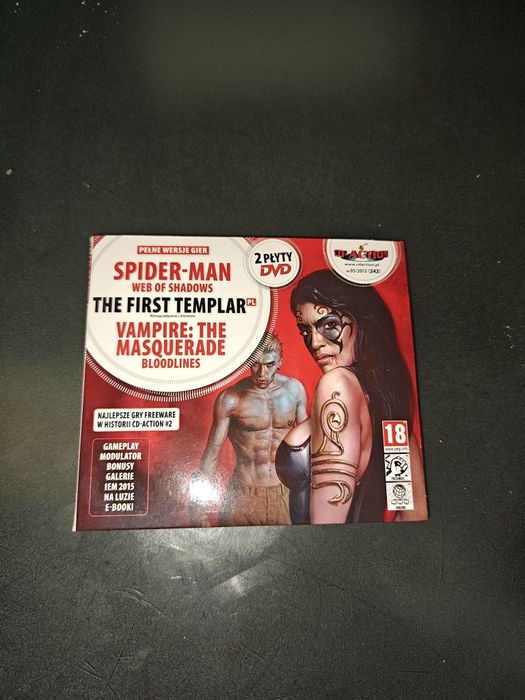 2 gry Spiderman web of shadows i the first templar