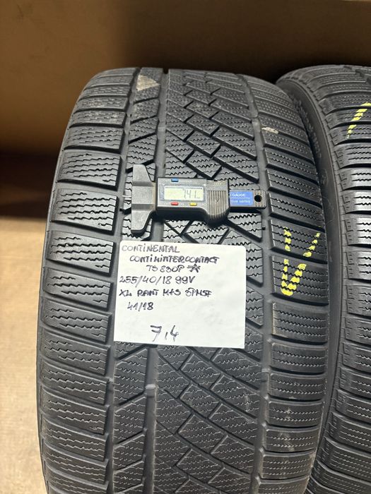 2x 255/40R18 99V CONTINENTAL CONTIWINTERCONTACT TS830P opony zimowe XL RANT M+S 3PMSF *