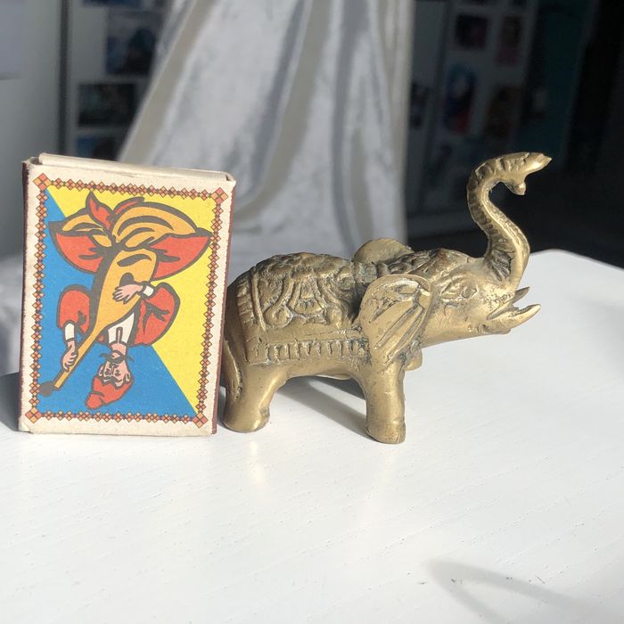 Статуетка слон бронза