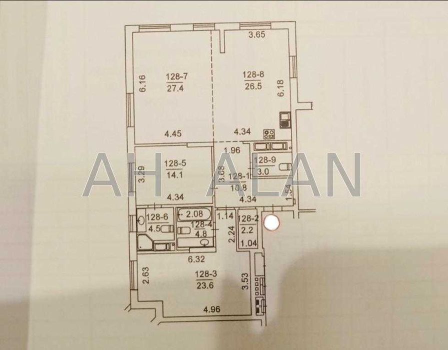 3-комнатная квартира по адресу ул. Олеся Гончара (площадь 117 м²) - Atlanta.ua - фото 17