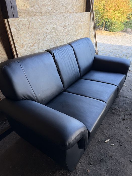 Czarna sofa ,kanapa