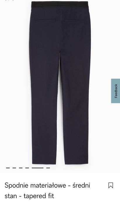 C&A Spodnie damskie 42 Casual granatowe