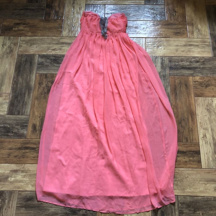 Вечірня сукня Nelly trend довга максі бандо без бретелей S-M