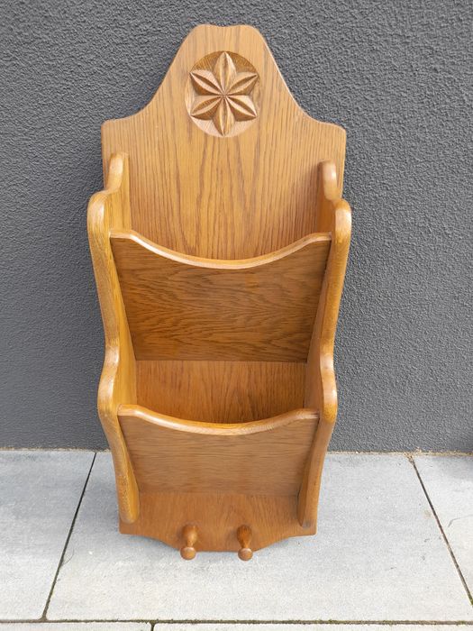 Półko wieszak z drzewa