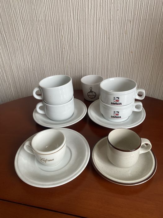 Кофейные чашки и блюдца.Фарфор. Бренды Италия, Португалия, Германия.