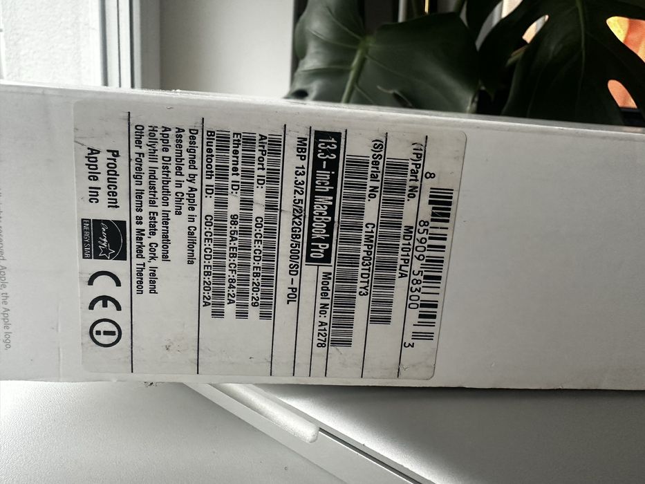 MacBook Pro 13.3 A1278