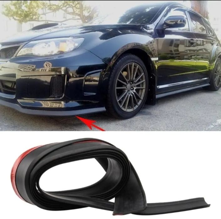 Губа на бампер самоклеюча універсальна 2.5м