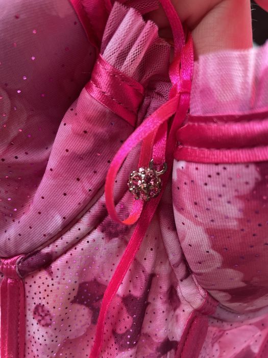 Gorset róż 75B, 70C, 70D, 80D (358)