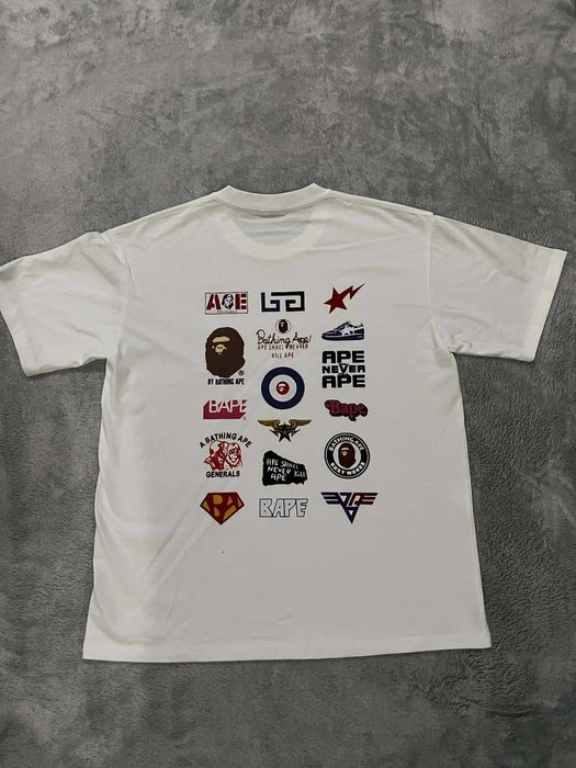 koszulka biała Multi Logo Tee