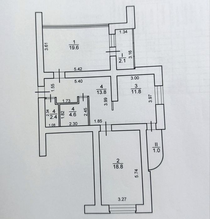 74м2 Продаж 2 кім квартири Автономка Масани