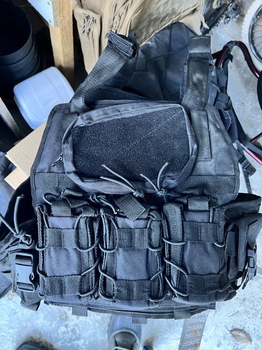 Плитоноска тактична чорна