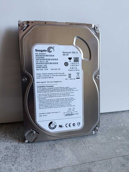 Жесткий диск HDD - Seagate Barracuda 250GB 7200rpm 3.5 SATA III
