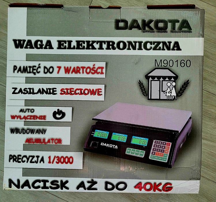 Waga elektroniczna sklepowa maks 40kg