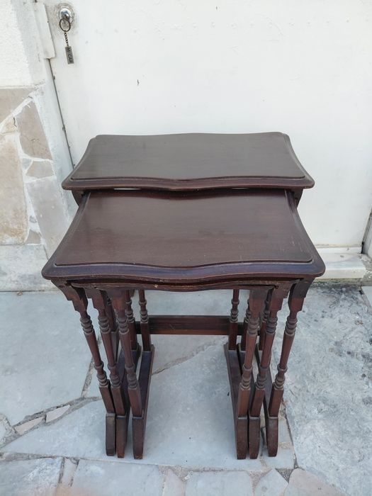 Mesa (4)Mãe  estilo Inglês em madeira maciça