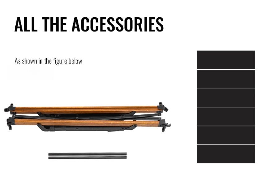 Портативний алюмінієвий розкладний стіл IGT для кемпінгу