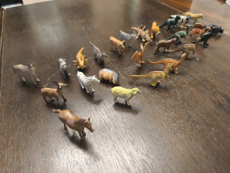 Zwierzątka gumowe figurki - 25 szt