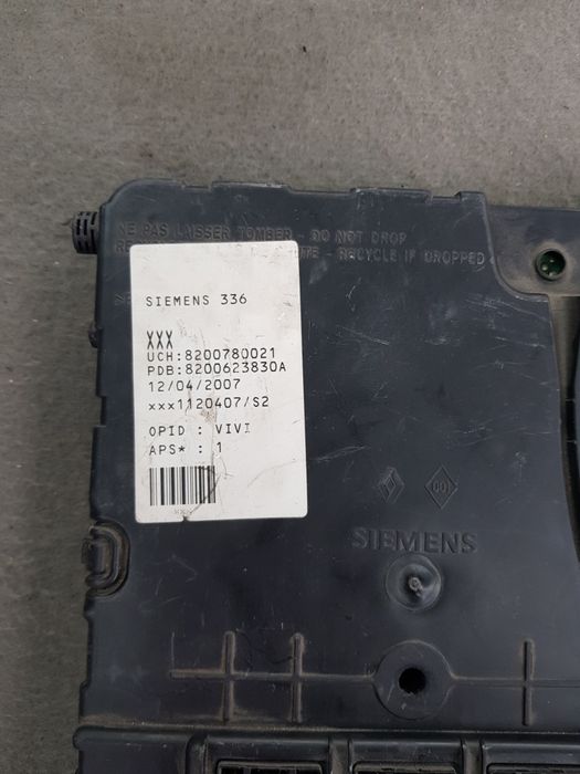 Комплект ЭБУ Renault Megane 2 Scenic 2 Рено Меган 2 Сценик 2 1.9 дизел