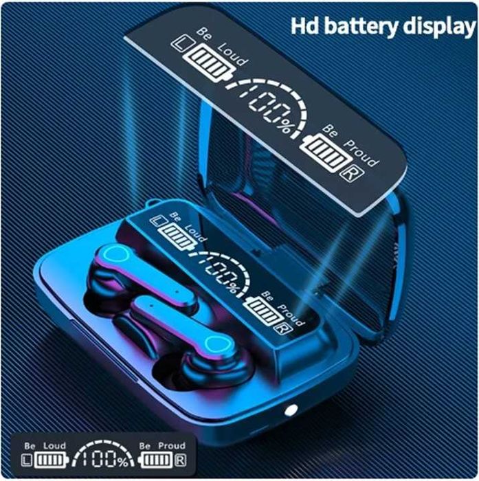 Słuchawki Bluetooth ze stacją ładującą. Powerbank.