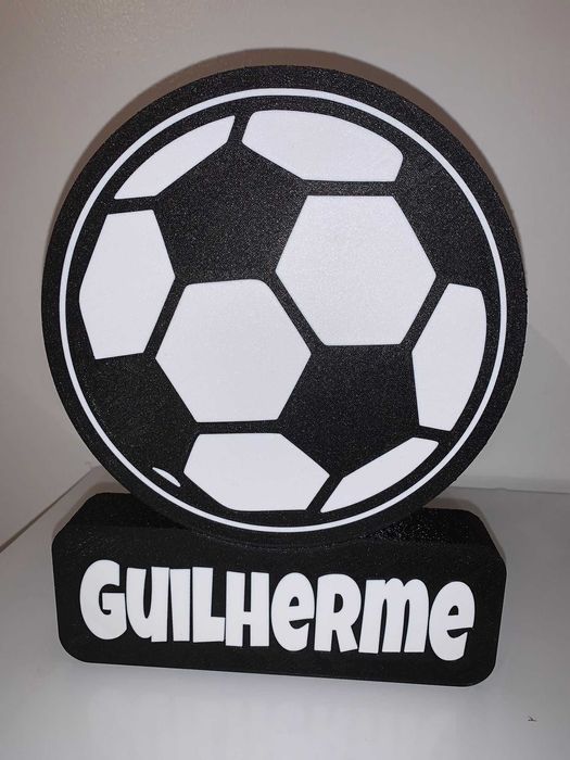 Candeeiro Bola de Futebol Personalizado