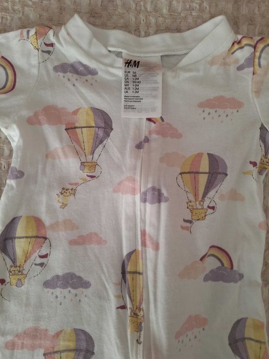 Babygrow da H&M 1-2 meses 56 cm