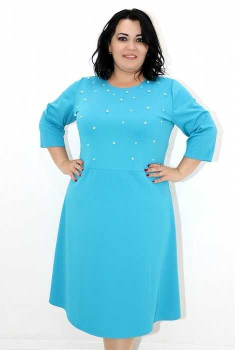 Платье женское с жемчугом L-XL 48-50