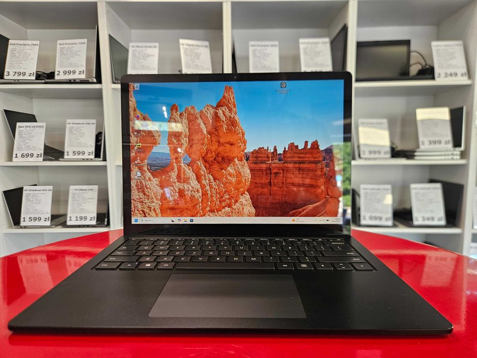 Dotykowy Laptop Microsoft Surface Laptop 3 13,5" i5-1035G7 8GB RAM DYSK 256GB SSD IPS 2K Windows 11 Pro Faktura 23% Gwarancja 12 Miesięcy PoFirmowe.pl